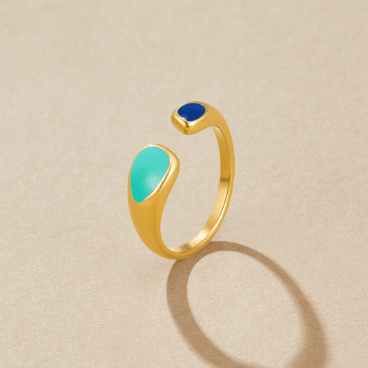 Radiant Azure Ring – FIORENE