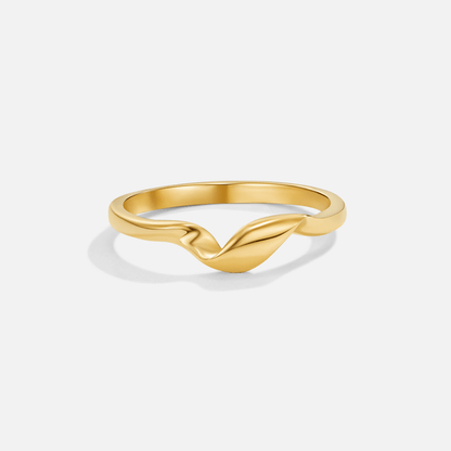 Unity Golden Twist Ring – FIORENE