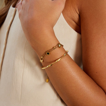 Gilded Rose Bud Bracelet – FIORENE