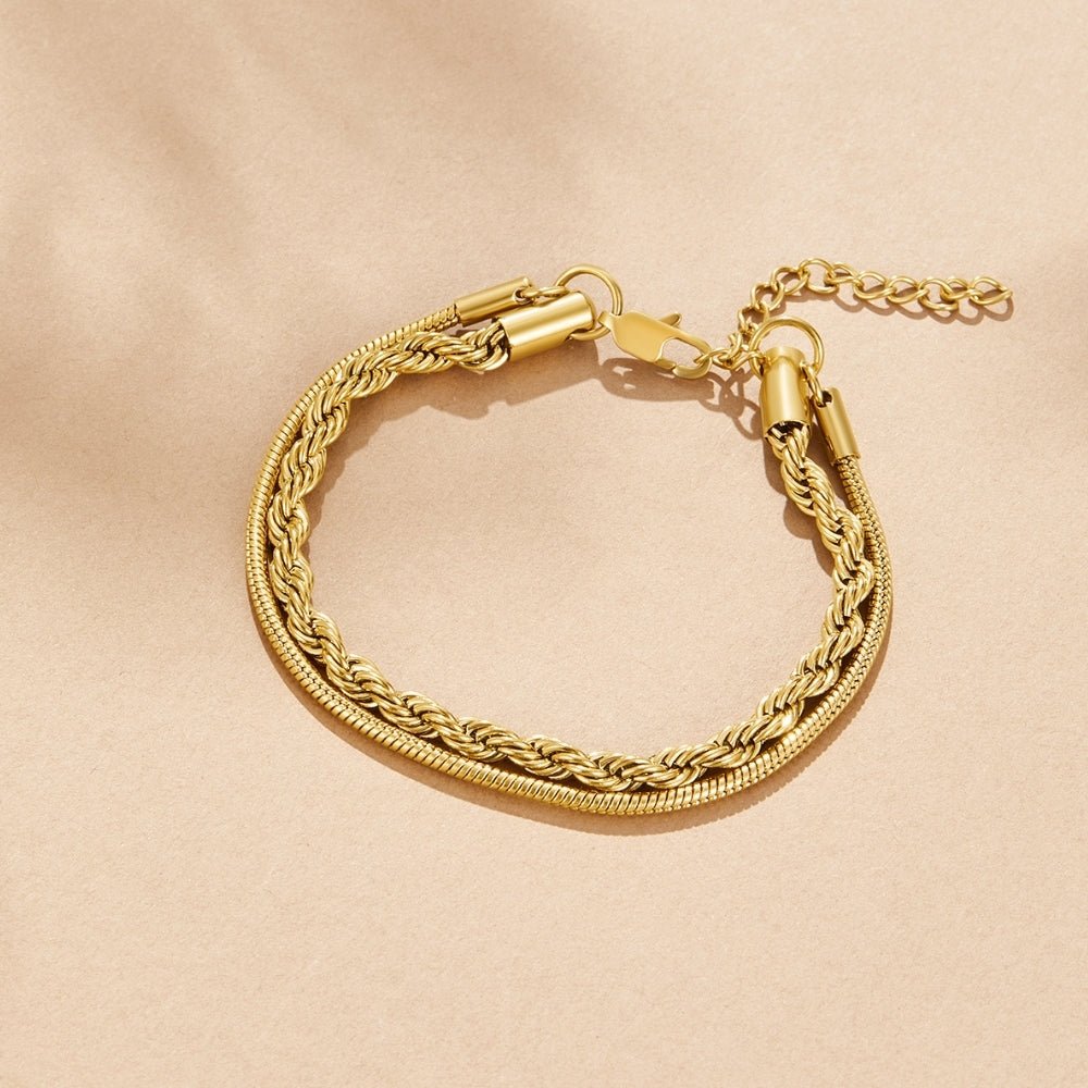 Snake Rope Layer Bracelet – FIORENE