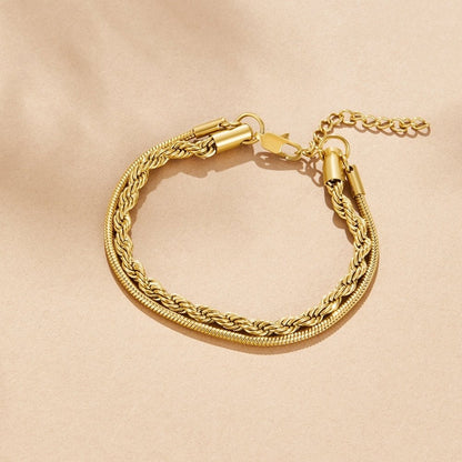 Snake Rope Layer Bracelet – FIORENE