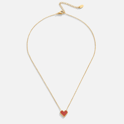 Scarlet Passion Heart Necklace – FIORENE