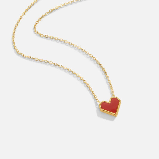 Scarlet Passion Heart Necklace – FIORENE