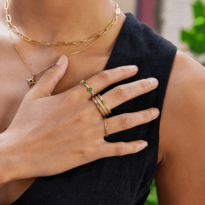 Radiant Stackable Rings – FIORENE