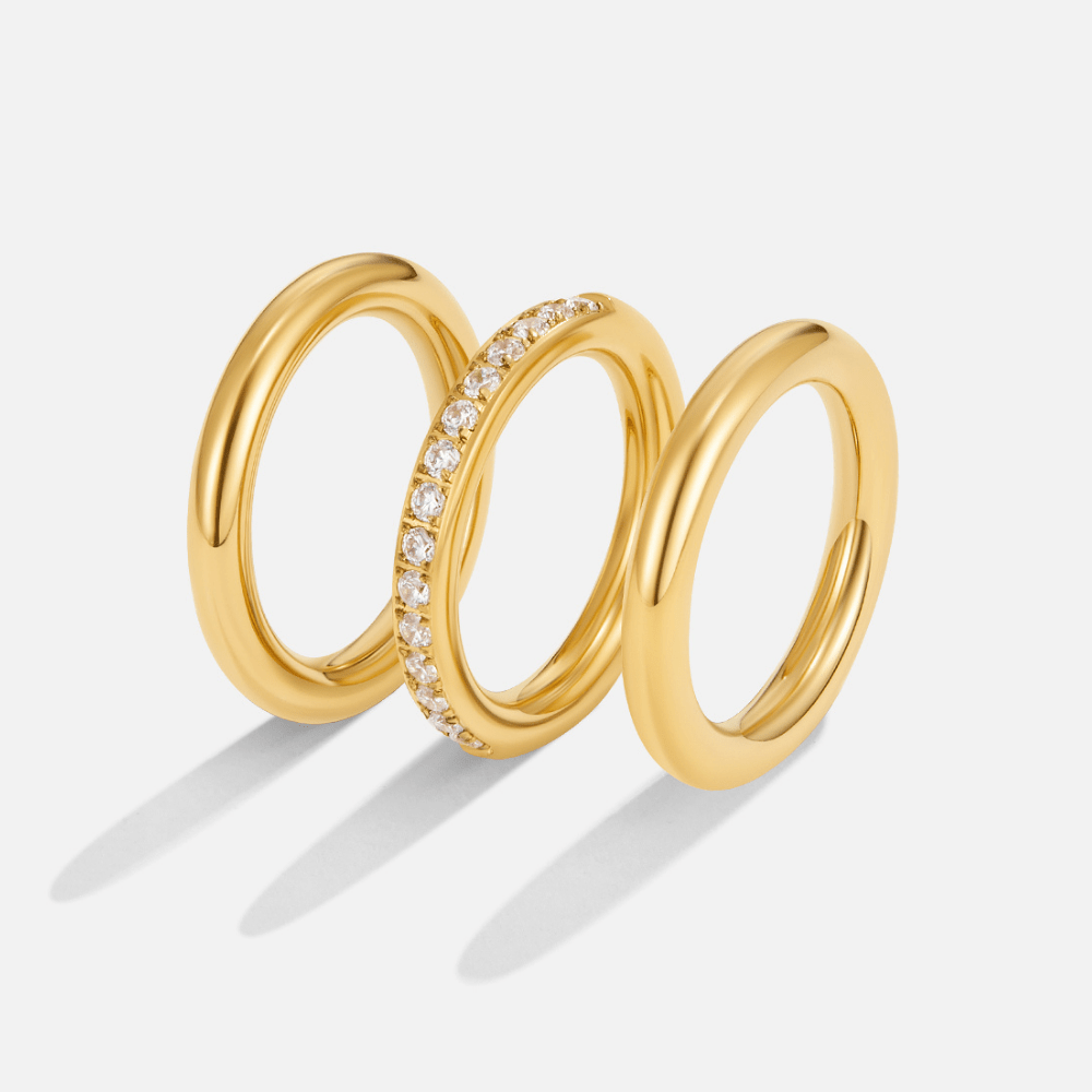Radiant Stackable Rings – FIORENE