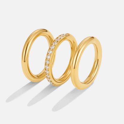 Radiant Stackable Rings – FIORENE
