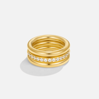 Radiant Stackable Rings – FIORENE