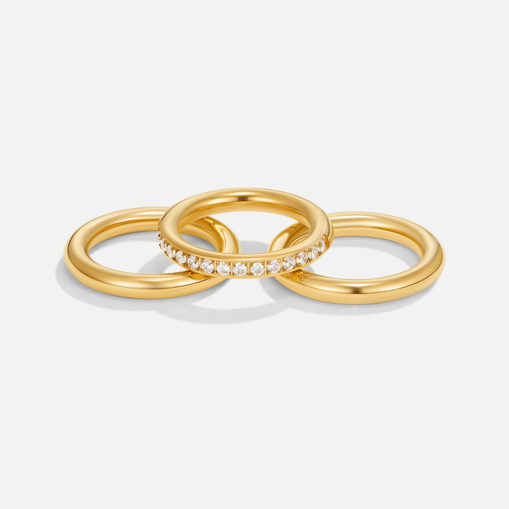 Radiant Stackable Rings – FIORENE