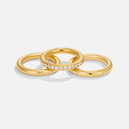 Radiant Stackable Rings – FIORENE