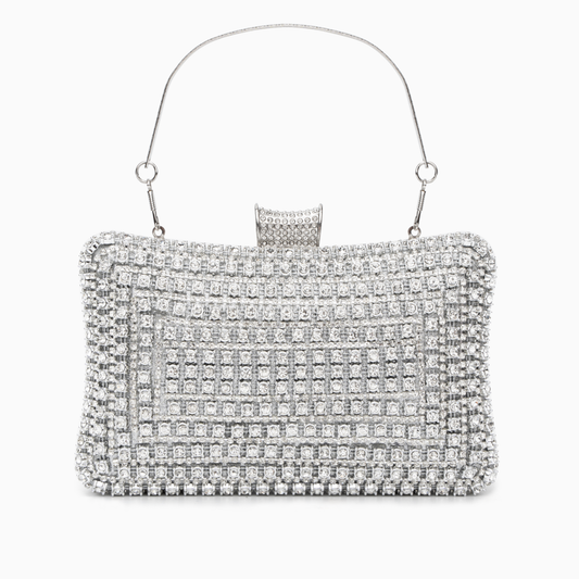 Radiant Crystal Box Clutch – FIORENE