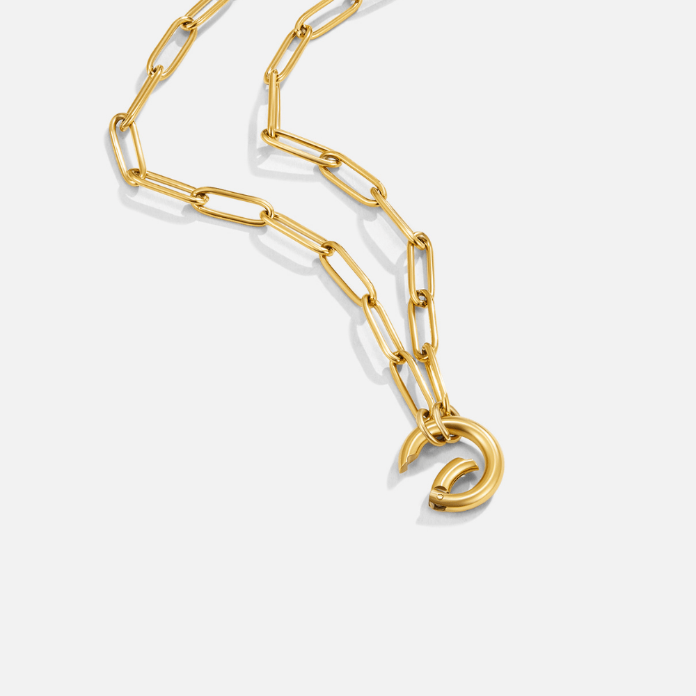 Golden Unity Link Necklace – FIORENE