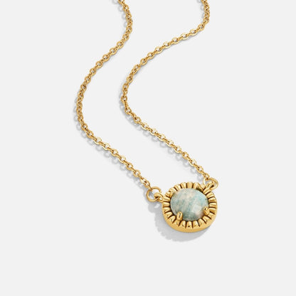 Amazonite Gilded Shore Necklace – FIORENE