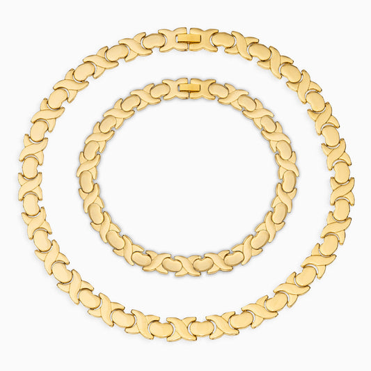 Valente Gold Link Set – FIORENE