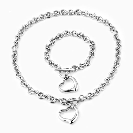 Vittoria Heart Chain Set – FIORENE