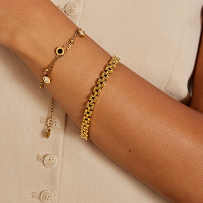 Stellar Metallic Block Bracelet – FIORENE