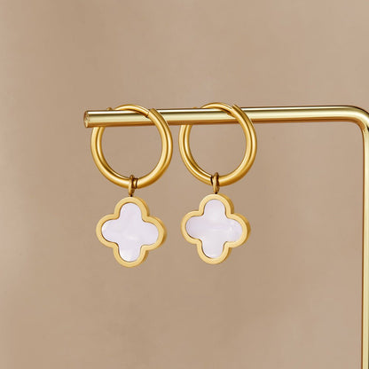 Urban Radiant Clover Earrings – FIORENE