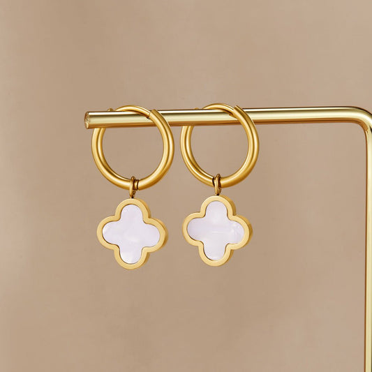 Urban Radiant Clover Earrings – FIORENE