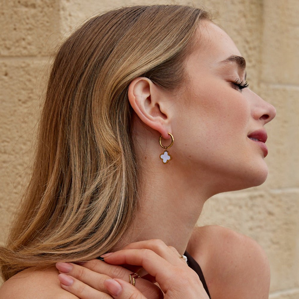 Urban Radiant Clover Earrings – FIORENE