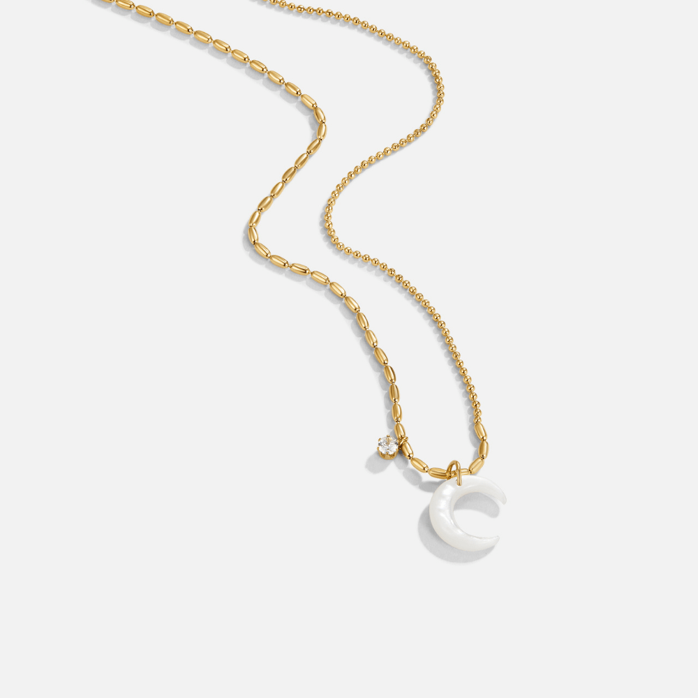 Radiant Initial Necklace – FIORENE