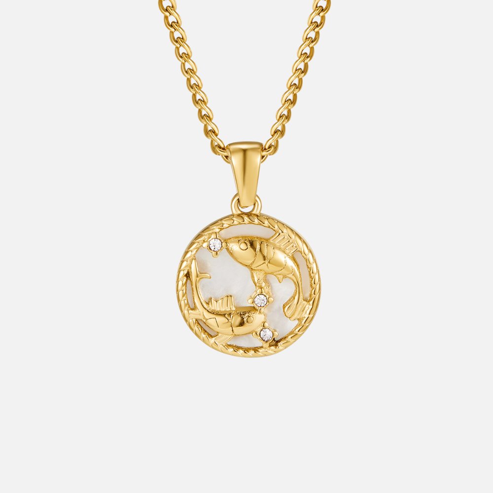 Radiant Aries Zodiac Necklace – FIORENE