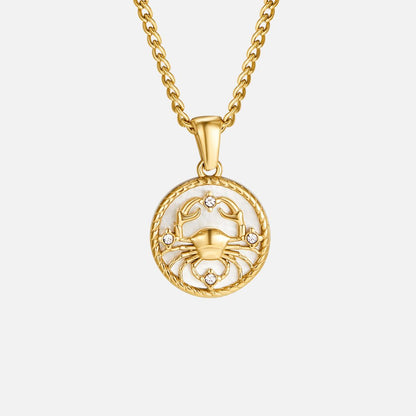 Radiant Aries Zodiac Necklace – FIORENE