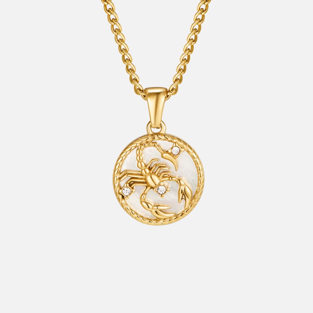 Radiant Aries Zodiac Necklace – FIORENE