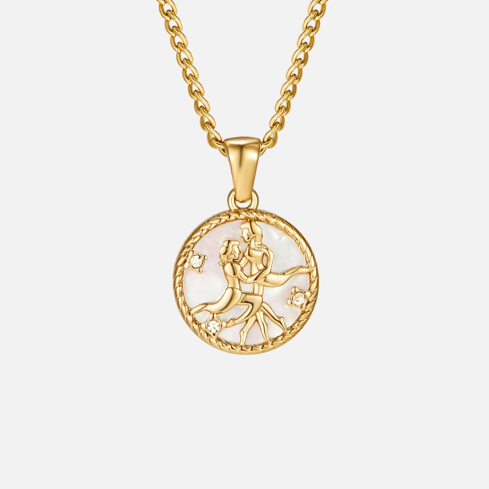 Radiant Aries Zodiac Necklace – FIORENE