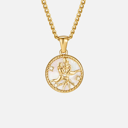 Radiant Aries Zodiac Necklace – FIORENE