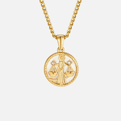 Radiant Aries Zodiac Necklace – FIORENE
