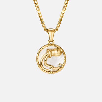 Radiant Aries Zodiac Necklace – FIORENE